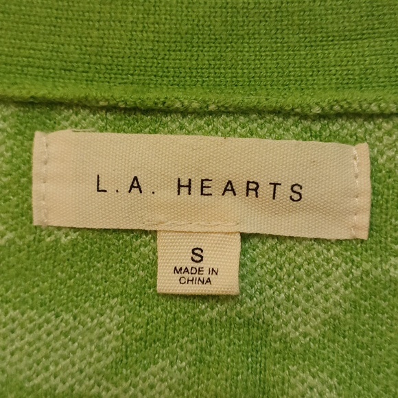 LA Hearts by PacSun Women's Green Cardigan - Picture 2 of 4